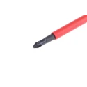 Wiha Insulated Screwdriver PH1 Tip 80 mm Blade VDE/1000V Approved Bi-Material Handle Chrome Vanadium Steel Blade 191mm 00847