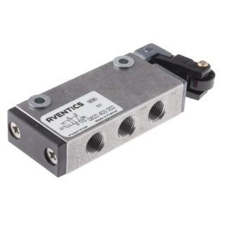 EMERSON ? AVENTICS Roller Pneumatic Manual Control Valve ST Series ISO 228 1/8 in 5/2 Function 0820403002