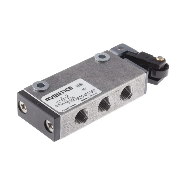 EMERSON ? AVENTICS Roller Pneumatic Manual Control Valve ST Series ISO 228 1/8 in 5/2 Function 0820403002