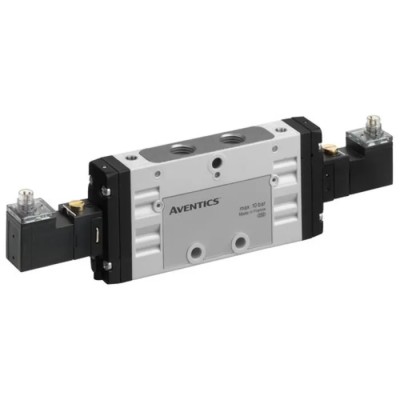 EMERSON ? AVENTICS Pneumatic Solenoid Valve Pilot G 1/4 in G Port 24V dc 1300L/min Max Flow R422100992