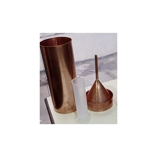 rain-gauge-symons-type-with-receiver-jar-brass-copper-made-49217
