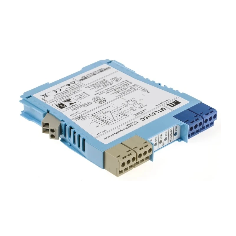 Eaton 2 Channel Galvanic Barrier Zener Barrier for Hazardous Areas ATEX Certified MTL5516C/RS