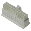 Samtec IPD1 Female Crimp Connector Housing 2.54 mm Pitch 20 Way 2 Row Straight 