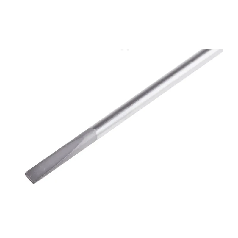 Wiha Slotted Screwdriver, 80 mm Blade, VDE/1000V Approved, Bi-Material Handle, Chrome Vanadium Molybdenum Steel Blade 00686