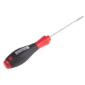 Wiha Slotted Screwdriver, 100 mm Blade, Bi-Material Handle, VDE/1000V Approved, 211mm Overall 00692