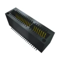 Samtec MEC1 Series Straight Edge Connector Female, Surface Mount, 16 Contacts, 1 mm Pitch, 2 Row, Solder 