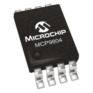 Microchip Digital Output Temperature Converter ±1°C Accuracy Surface Mount SMBus Serial-I2C 8-Pin MSOP MCP9804