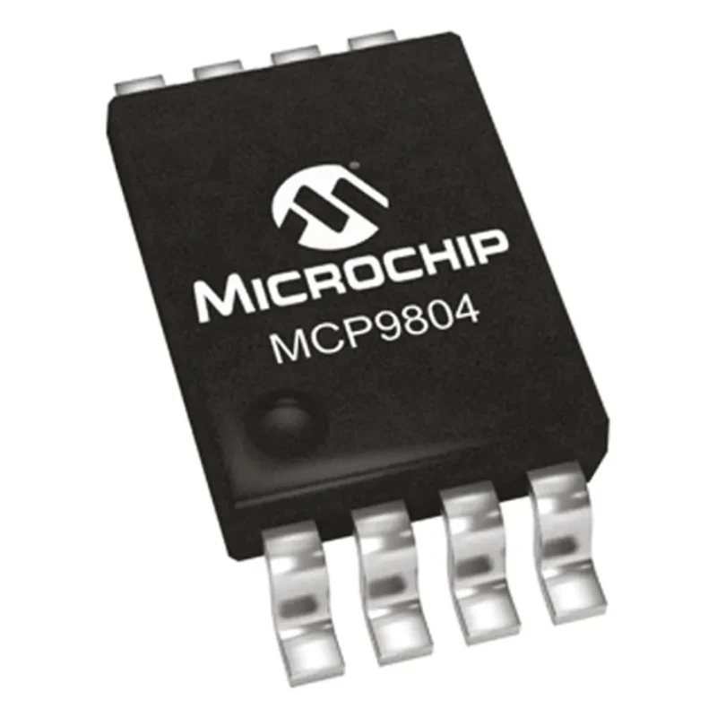 Microchip Digital Output Temperature Converter ±1°C Accuracy Surface Mount SMBus Serial-I2C 8-Pin MSOP MCP9804