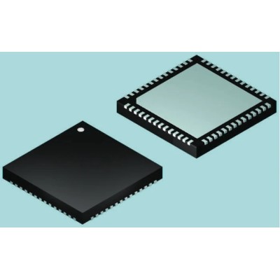 Microchip 8-bit PIC18F Microcontroller, 48 MHz, 128kB FLASH, 3.8kB RAM, 44-Pin QFN PIC18F47J53-I/ML