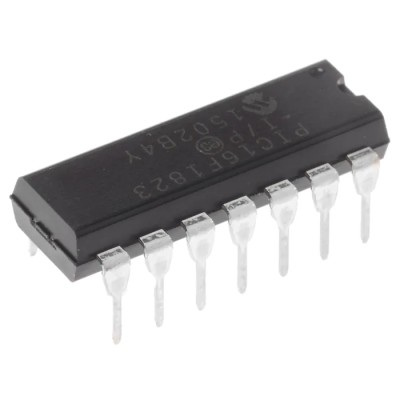 Microchip 8-bit PIC Microcontroller PIC16F1823-I/P, 32 MHz, 3.5kB FLASH, 14-Pin PDIP