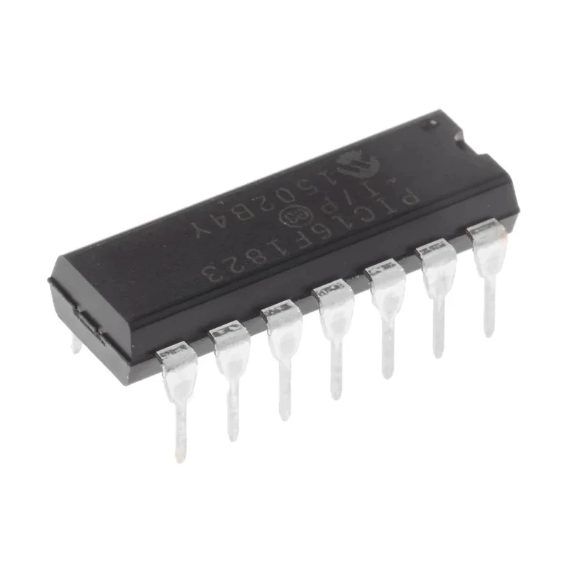 Microchip 8-bit PIC Microcontroller PIC16F1823-I/P, 32 MHz, 3.5kB FLASH, 14-Pin PDIP