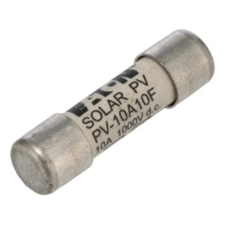 Eaton 10A Ceramic Cartridge Fuse 10 x 38 mm 1kV DC PV-10A10F