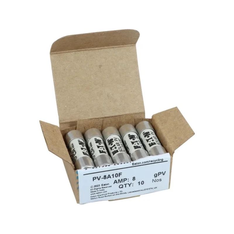 Eaton Ceramic Cartridge Fuse 8A 1kV DC 10 x 38 mm PV-8A10F