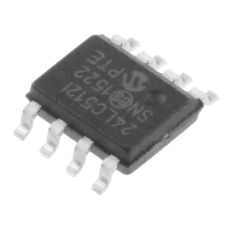 Microchip 512 kB Serial EEPROM 900 ns 8-Pin SOIC Serial-I2C 24LC512-I/SN