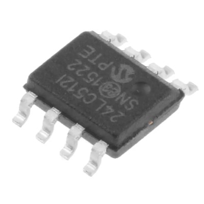 Microchip 512 kB Serial EEPROM 900 ns 8-Pin SOIC Serial-I2C 24LC512-I/SN