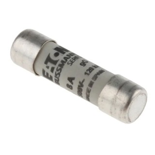 Eaton Ceramic Cartridge Fuse 8A Current Rating 500V AC Voltage 10 x 38 mm Size C10G8