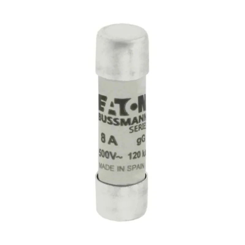 Eaton Ceramic Cartridge Fuse 8A Current Rating 500V AC Voltage 10 x 38 mm Size C10G8