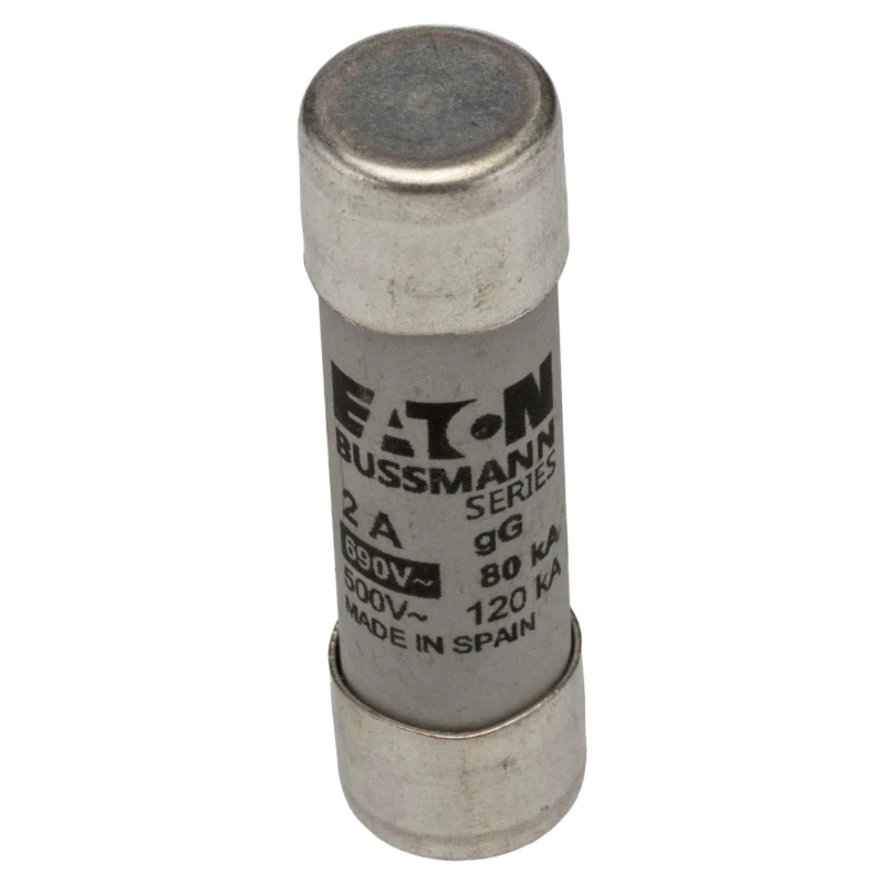 Eaton 2A Ceramic Cartridge Fuse, 14 x 51 mm, 690V AC, High Breaking Capacity C14G2