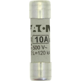 Eaton 10A Ceramic Cartridge Fuse, 10 x 38 mm, 500V AC, High Breaking Capacity C10G10