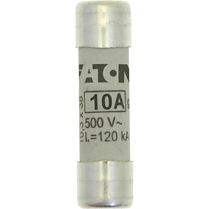Eaton 10A Ceramic Cartridge Fuse, 10 x 38 mm, 500V AC, High Breaking Capacity C10G10