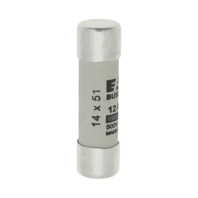 Eaton 12A 690V AC Ceramic Cartridge Fuse 14 x 51 mm C14G12