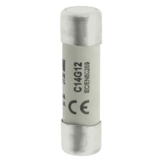 Eaton 12A Ceramic Cartridge Fuse, 14 x 51 mm C14G12
