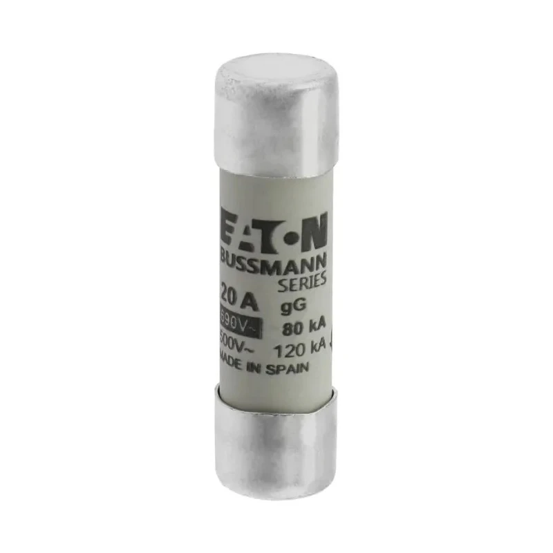 Eaton 20A Ceramic Cartridge Fuse 690V AC, 14 x 51 mm, Ceramic Body C14G20