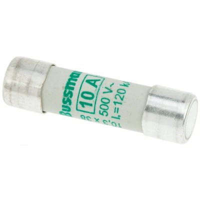 Eaton 10A Ceramic Cartridge Fuse 10 x 38 mm, 500V AC, aM Rating, C10M10
