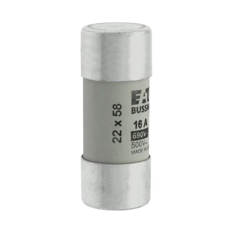 Eaton 16A Ceramic Cartridge Fuse 22 x 58 mm, 690 V AC, Ceramic Body, High Breaking Capacity C22G16