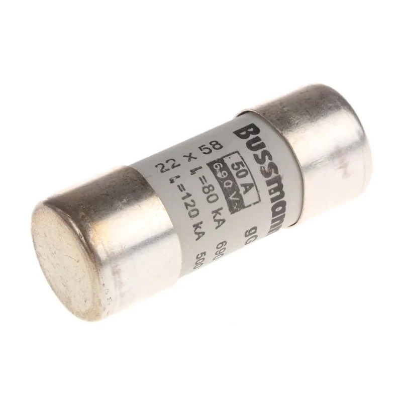 Eaton 50A Ceramic Cartridge Fuse 22 x 58 mm with Ceramic Body, 690V AC, Series C22G C22G50