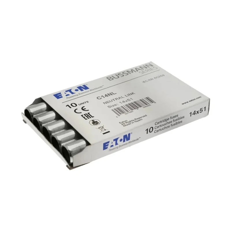 Eaton 125A Neutral Link for Cartridge Fuses 22 mm x 58 mm C22NL