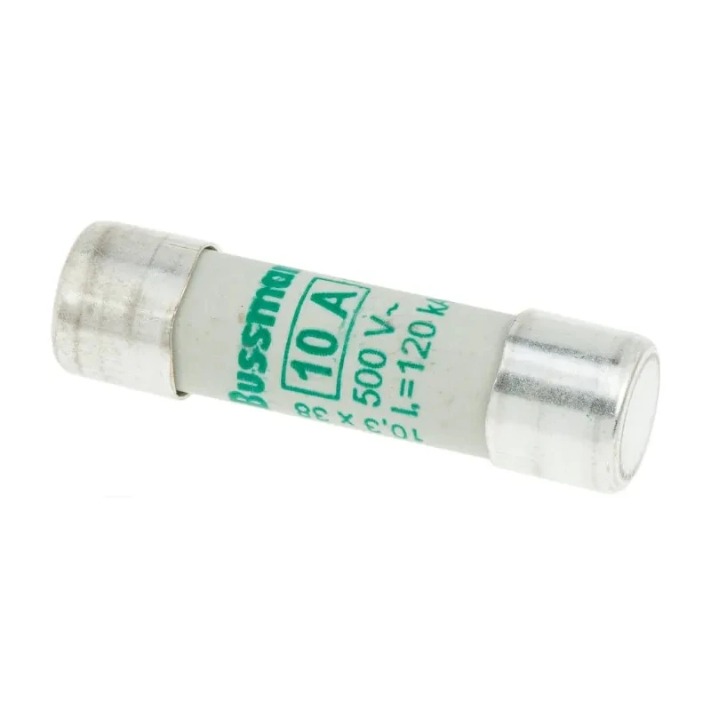 Eaton 10A Ceramic Cartridge Fuse 10 x 38 mm, 500V AC, aM Series C10M10