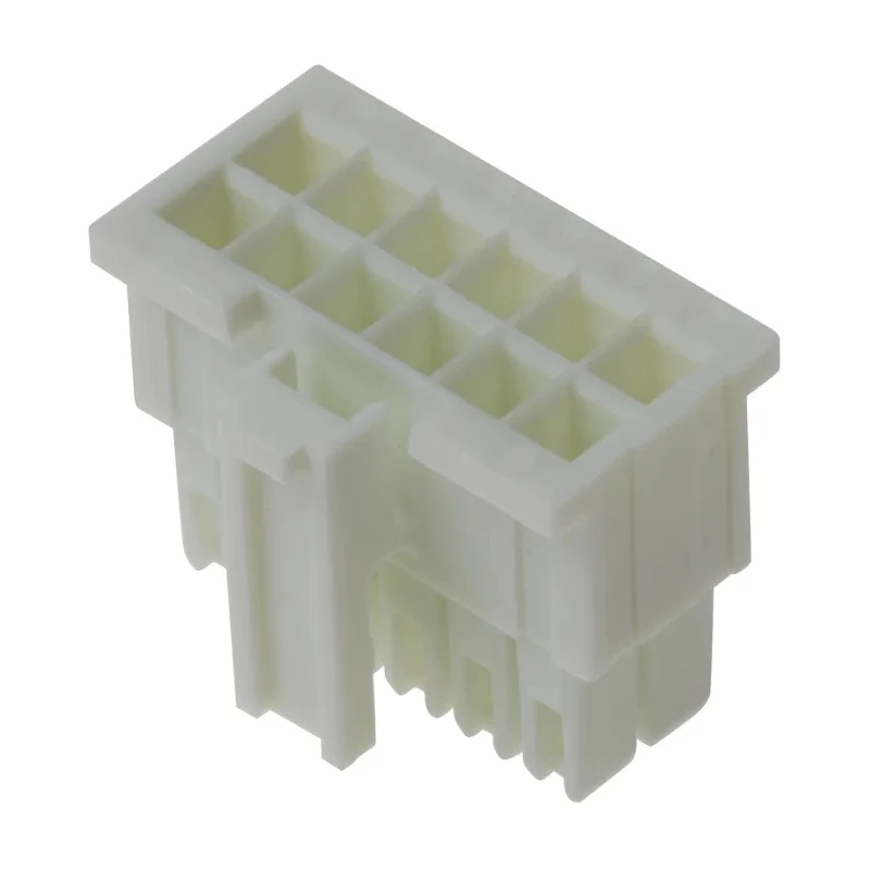Samtec IPD1 Female Crimp Connector Housing 2.54 mm Pitch 12 Way 2 Row Straight 