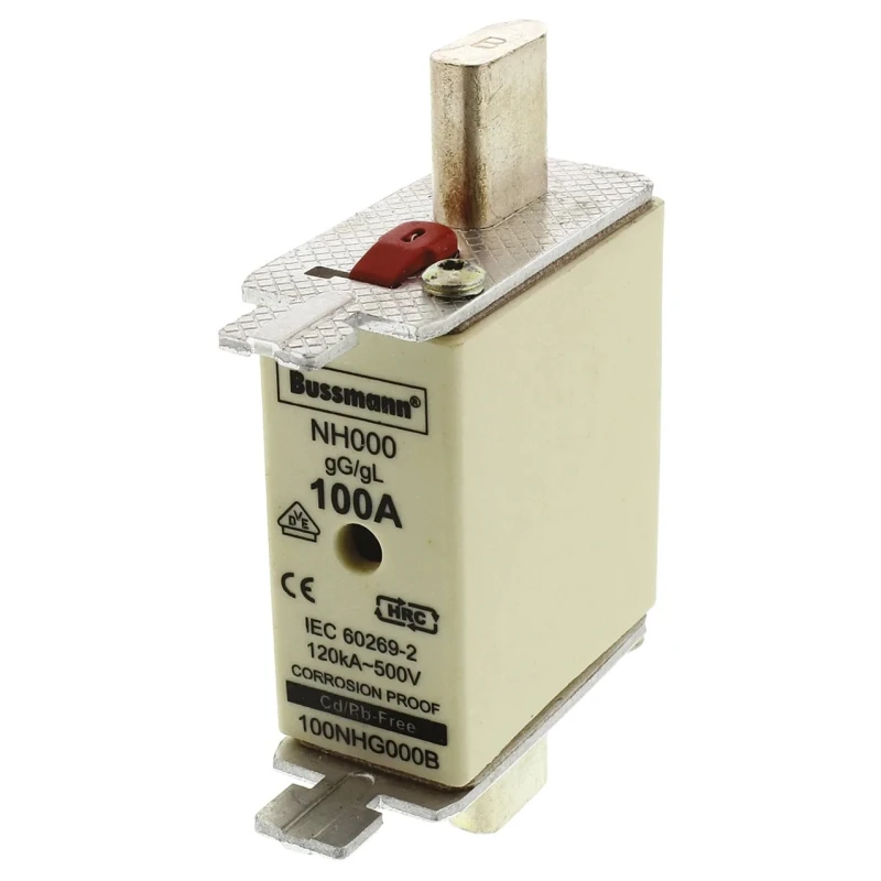 Eaton 100A Tag Fuse NH000 500V AC High Rupture Capacity Dual Indication NH000 
