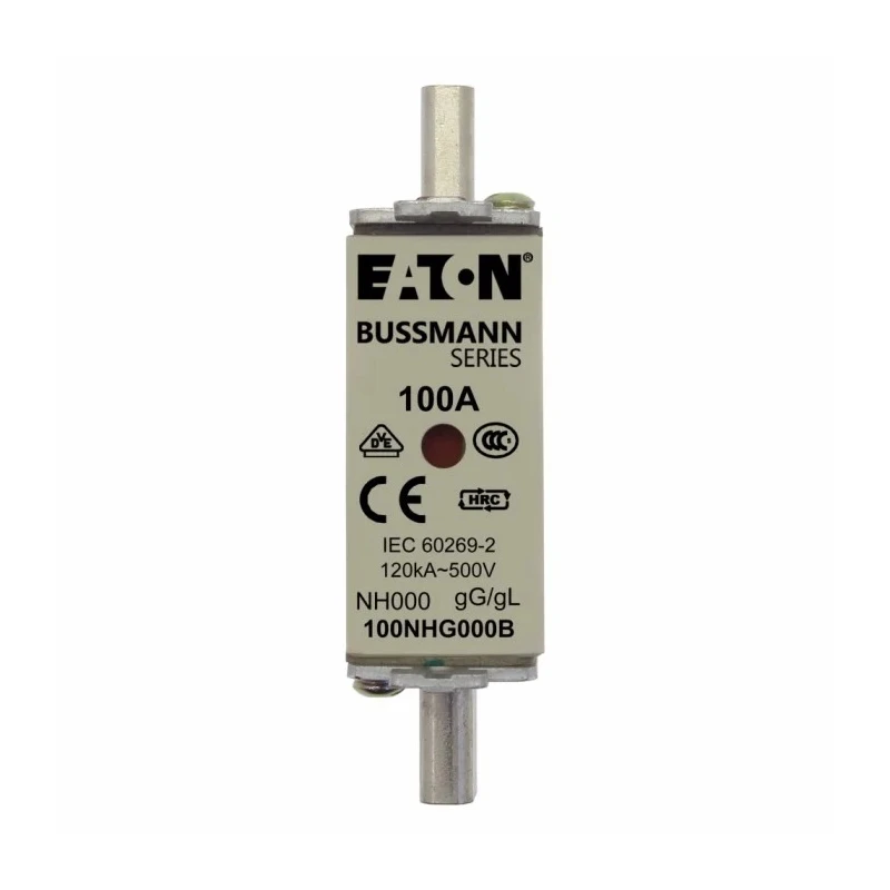 Eaton Industrial Tag Fuse 100A NH000 Size 500V AC High Rupture Capacity NH000 