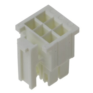 Samtec IPD1 Female Crimp Connector Housing 2.54 mm Pitch 6 Way 2 Row Straight 