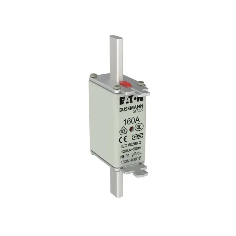 Eaton 160A NH Fuse 135 mm x 57.8 mm x 29.55 mm 500V AC High Rupture Capacity 160NHG01B