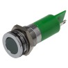 RS PRO Green Panel Mount Indicator 220V AC 3mA Solder Tab IP67 Flush Bezel 703-8841