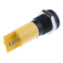 RS PRO Yellow Panel Mount Indicator 24V dc 20mA IP67 Flush Bezel 703-8894