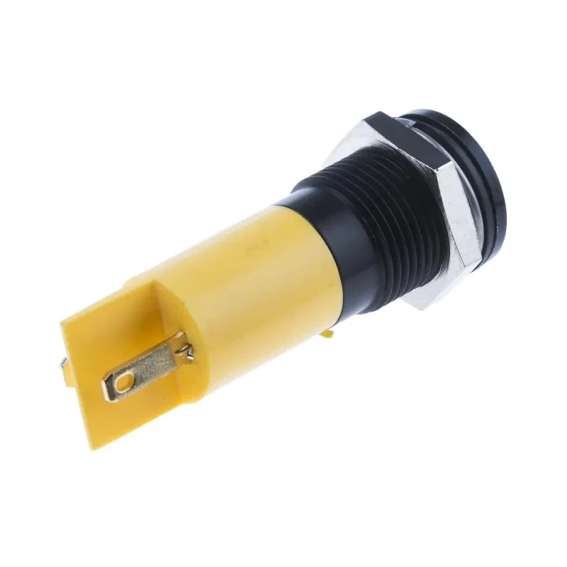 RS PRO Yellow Panel Mount Indicator 24V dc 20mA IP67 Flush Bezel 703-8894