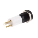 RS PRO Panel Mount Indicator, 24V DC, 20mA, IP67 Flush Bezel, Solder Tab Termination, 35.6mm Length 703-8923