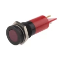 RS PRO Red Panel Mount Indicator, 220V AC, 3mA, Solder Tab Termination, IP67, Flush Bezel 703-8901
