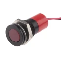 RS PRO Red Panel Mount Indicator 24V DC 20mA Lead Wire Termination IP67 Flush Bezel 703-8992