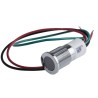RS PRO Panel Mount Indicator 24V dc 20mA Lead Wire Termination Flush Silver Bezel IP67 IP67