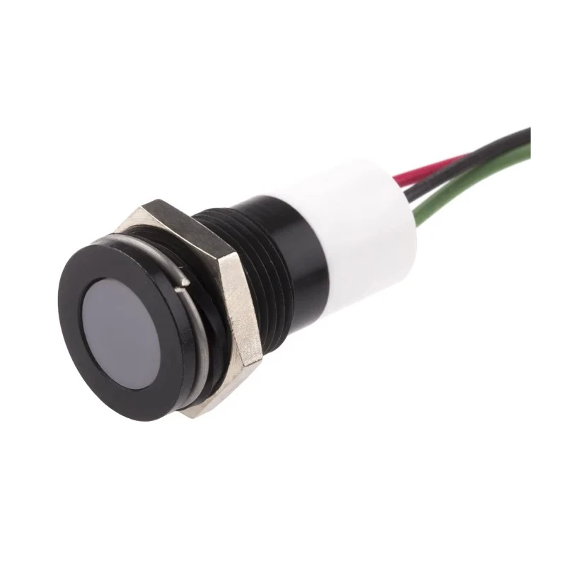 RS PRO Panel Mount Indicator 24V dc 20mA Lead Wire Termination IP67 Flush Bezel 703-9036