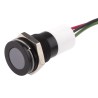 RS PRO Panel Mount Indicator 24V dc 20mA Lead Wire Termination IP67 Flush Bezel 703-9036