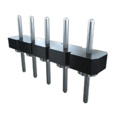 Samtec BBL Series Straight Through Hole Pin Header 16 Contacts 2.54 mm Pitch 1 Row Unshrouded BBL-116-T-F