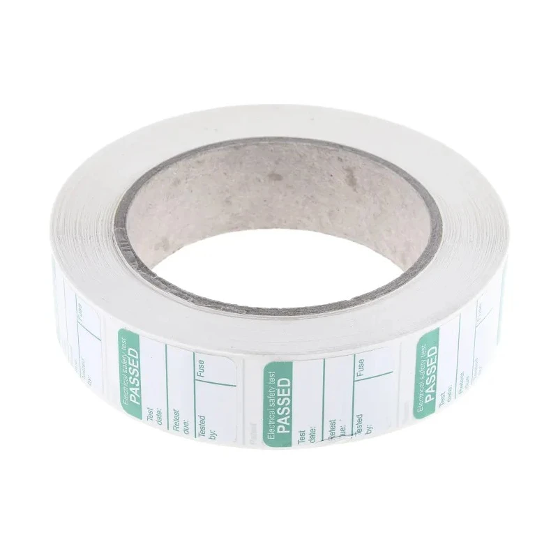 Megger PAT Testing Label for Use With PAT 400, Adhesive Backing, 1000 Labels Roll 1000-971