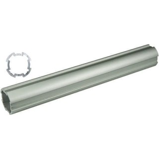 Bosch Rexroth Silver Aluminium Round Tube 2000 mm Length, 28 mm Diameter, 4 Grooves, Series EcoShape 3842996191/2000