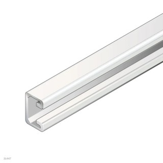 Bosch Rexroth Silver Aluminium Strut Profile Single Groove 15 x 22.5 mm 19.5 mm Groove 2 m Length Series MGE 13.2 3842513576